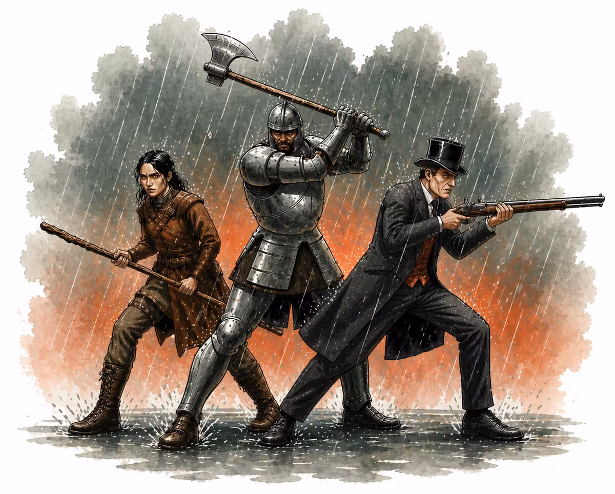 Integrity Engine adventuring party artwork