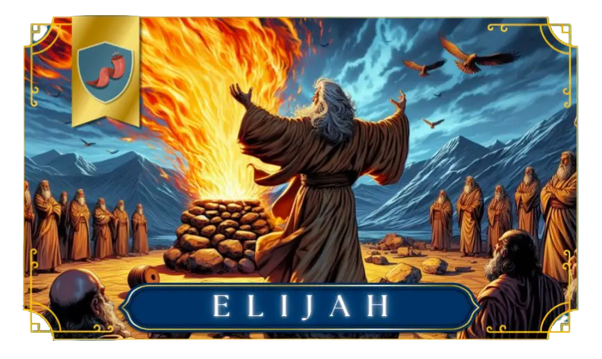 Elijah card art draw moment